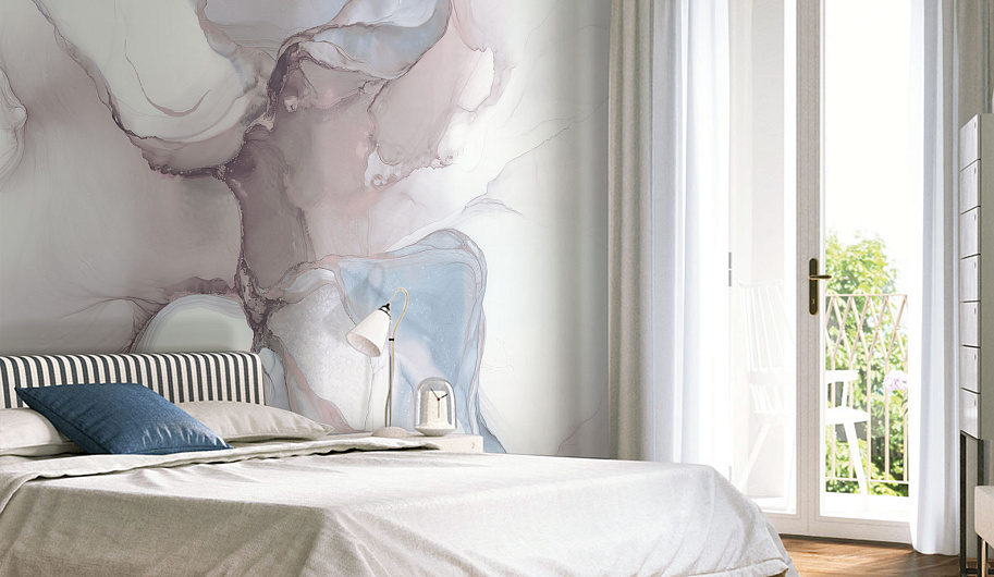 Панно Affresco Fluid AF2075-COL4 2,8×3,72 м фото в интерьере